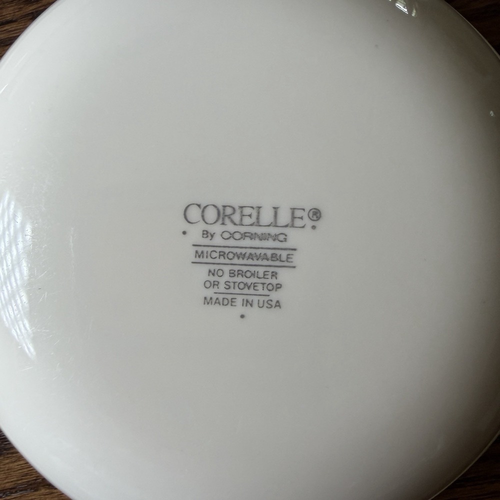 VTG Corelle FOREVER YOURS 6" Coupe CEREAL BOWLS Set of 5 - Picture 5 of 6